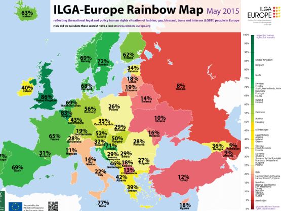 Diritti LGBT Europa, foto ILGA Europe