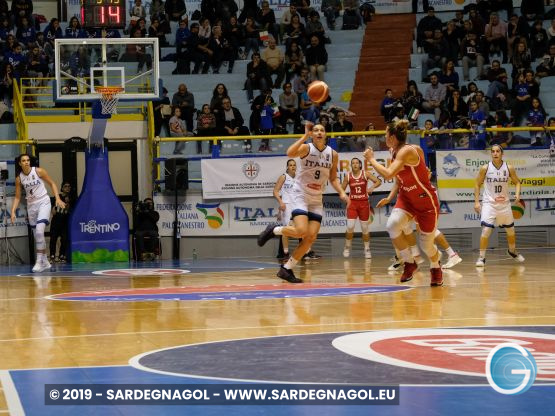Italia-Repubblica Ceca basket femminile foto marina Federica Patteri