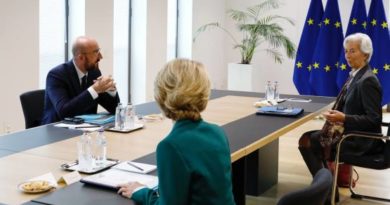 Charles Michel, Ursula von der Leyen, Christine Lagarde, foto Copyright European union