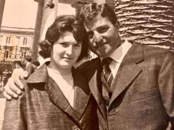 Giovanni Panunzio e la moglie Angela
