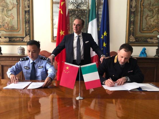 Firma Forze di Polizia sino-italiane