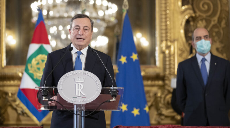 [CRISI DI GOVERNO] Mario Draghi accetta con riserva l'incarico per la formazione di un nuovo Governo: "Scioglierò la riserva al termine delle consultazioni con i gruppi parlamentari".