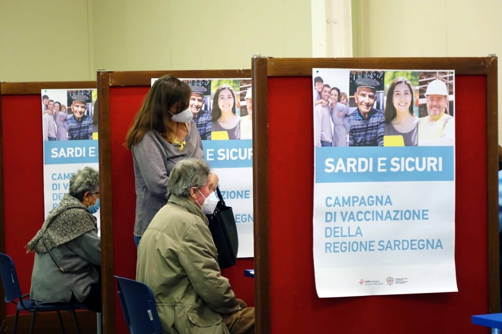 L'hub vaccinazioni alla Fiera della Sardegna
