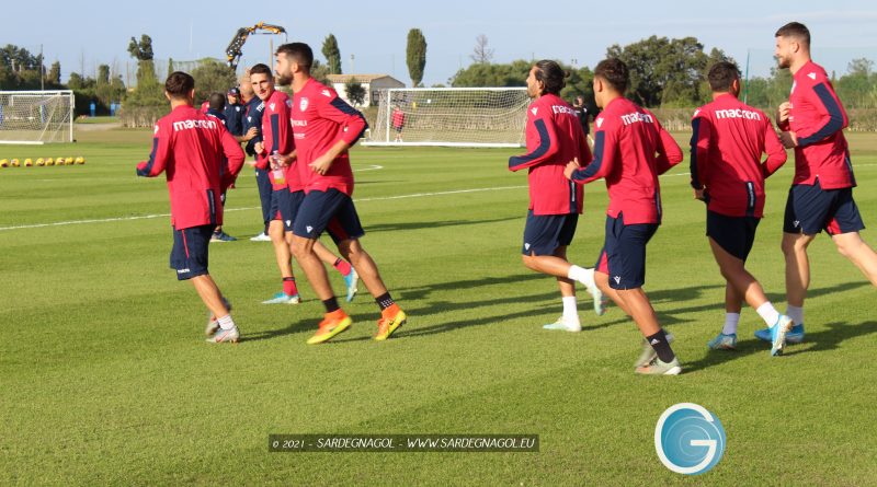 Allenamento Cagliari, foto Sardegnagol riproduzione riservata