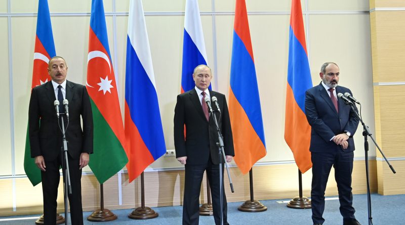 Ilham Aliyev, Vladimir Putin, Nikol Pashinyan