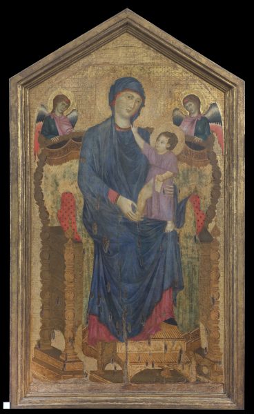 Maestà di Santa Maria dei Servi, Cimabue. Foto Giorgia Sciutto, Alma Mater Studiorum, Università di Bologna