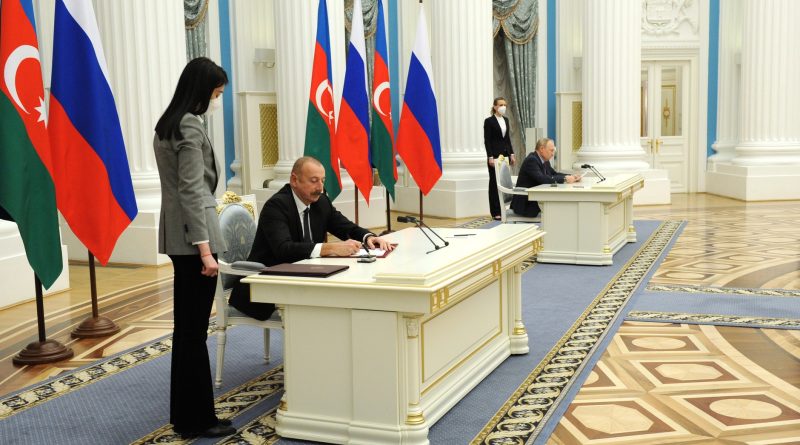 Ilham Aliyev, Vladimir Putin, foto Kremlin.ru /Sergey Guneev