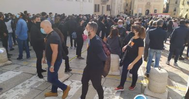 Protesta, foto Sardegnagol riproduzione riservata