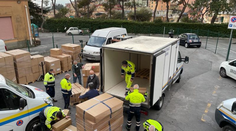 Gli aiuti umanitari della Regione Liguria