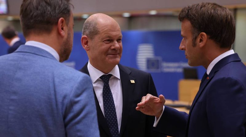 Olaf Scholz, Emmanuel Macron, foto Copyright: European Union