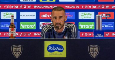 Alessandro Agostini, foto Cagliari Calcio/Valerio Spano