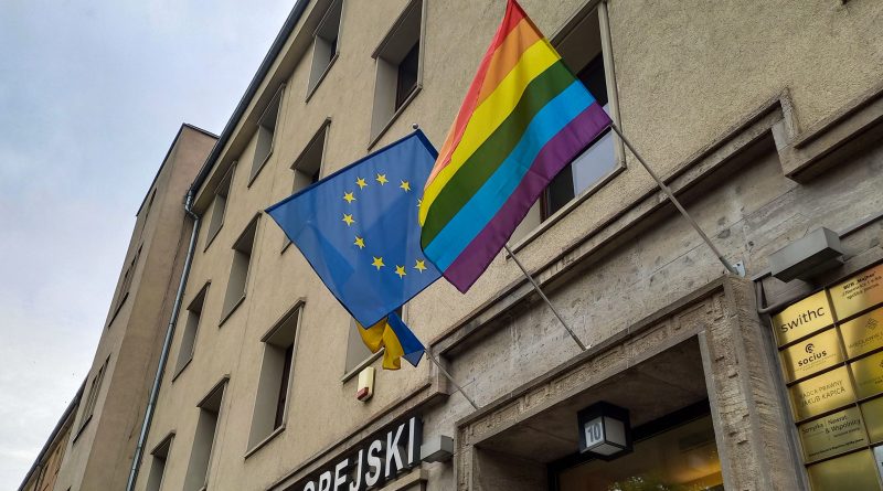 Bandiera LGBTIQI+ , European Union 2022 - Source : EP