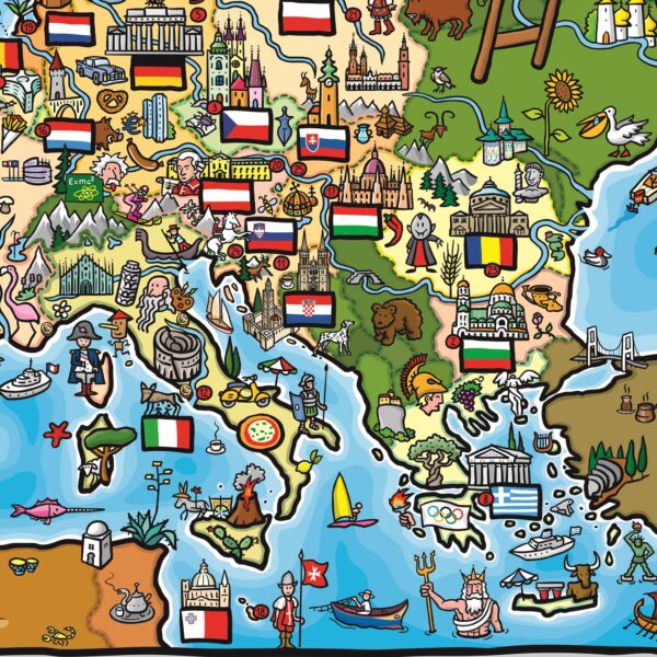 Una parte della mappa razzista, foto www.facebook.com/EuropeanCommission