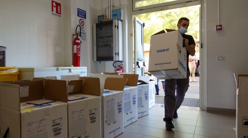 Consegna vaccino bivalente Sardegna