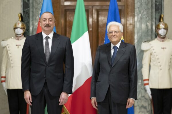 Ilham Aliyev, Sergio Mattarella