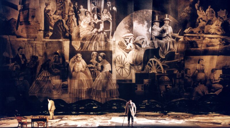 La Traviata atto II, quadro I, Stagione lirica e di balletto 2000 (foto Priamo Tolu)