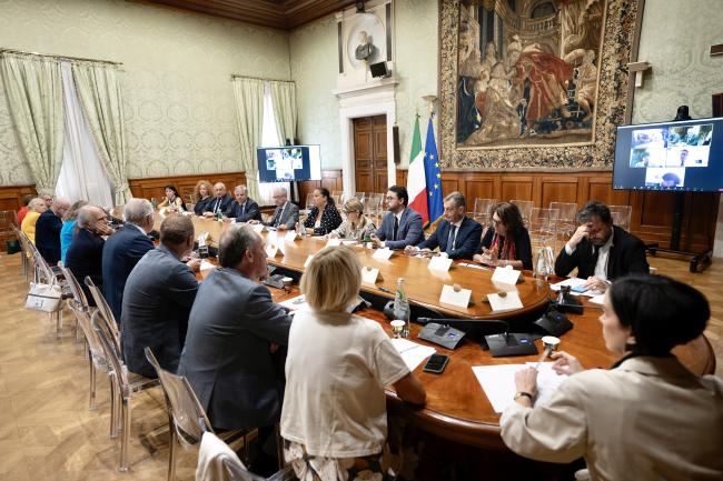 Foto comitato giorno del ricordo, foto Governo.it licenza CC-BY-NC-SA 3.0 IT