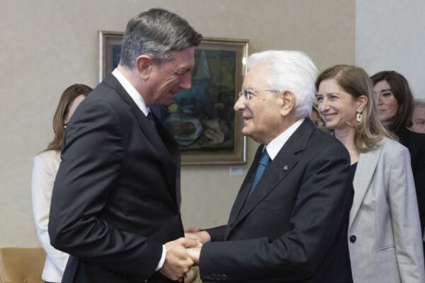 Sergio Mattarella, Borut Pahor, foto Quirinale.it