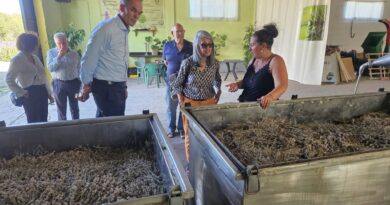 La visita a Serrenti, foto Confagricoltura Sardegna