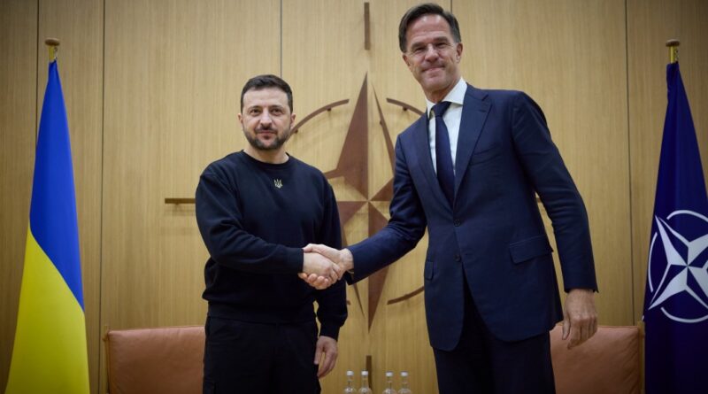 Volodymyr Zelenskyy, Mark Rutte foto https://www.president.gov.ua/