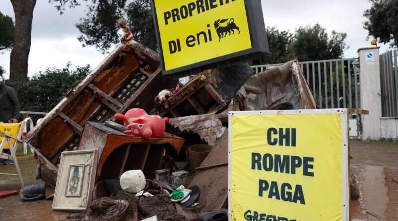 Protesta ambiente, Cop29, foto Greenpeace